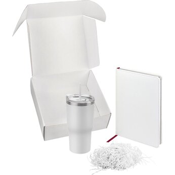 Набор подарочный: Кружка термическая "Joyner M", ежедневник недатированный «Sidney Nebraska» А5, коробка подарочная, наполнитель