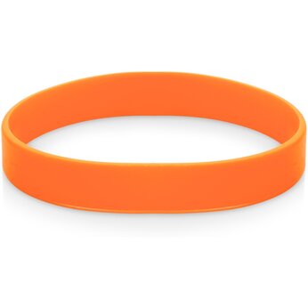 Силиконовый браслет "Forest" 202*12 мм, оранжевый