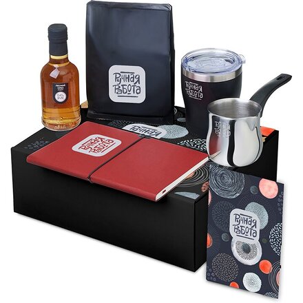 Подарочный набор «Re:y. Routine» с туркой, термокружкой и кофе