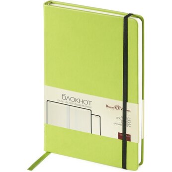 Блокнот "Megapolis Velvet" А5, салатовый