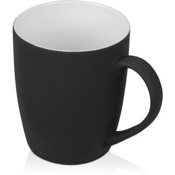 Кружка фарфоровая "C1", черный