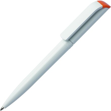 Ручка шариковая автоматическая "TA2-B" белый/оранжевый