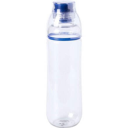 Бутылка для воды "Fit" прозрачный/синий