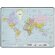 Бювар 40*53 см "Карта мира" разноцветный