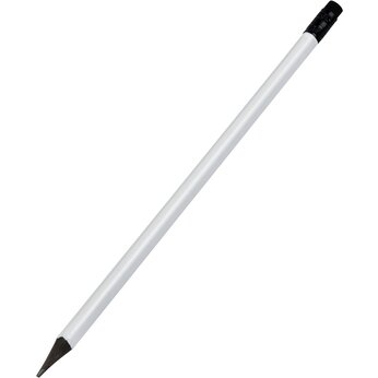 Карандаш простой "Unicorn", белый/черный