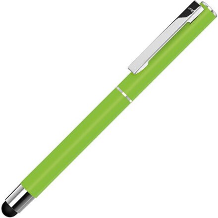 Ручка-роллер "Straight Si R Touch" светло-зеленый/серебристый
