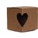 Коробка для кружки подарочная "Т-22Е СР" 10*10*10 см, коричневый