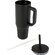 Термостакан с силиконовой трубочкой "Brady",  Черный