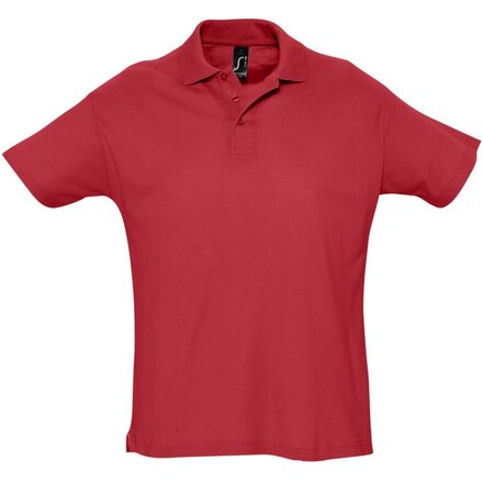 Рубашка-поло мужская "Summer II" 170, L, красный