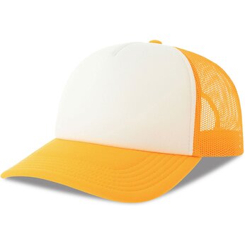 Бейсболка "Rapper-S",  белый/желтый