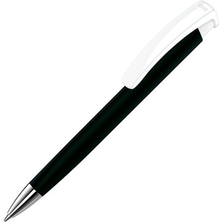 Ручка шариковая автоматическая "Trinity KG SI GUM" софт-тач, черный