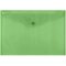 Папка конверт на кнопке C5 "Donau", зеленый