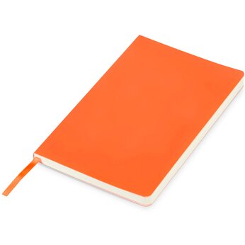 Блокнот "Softy 2.0", гибкая обложка A5, 80 листов, оранжевый, размер А5