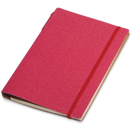 Блокнот "Write and stick" А5, с ручкой и набором стикеров, красный