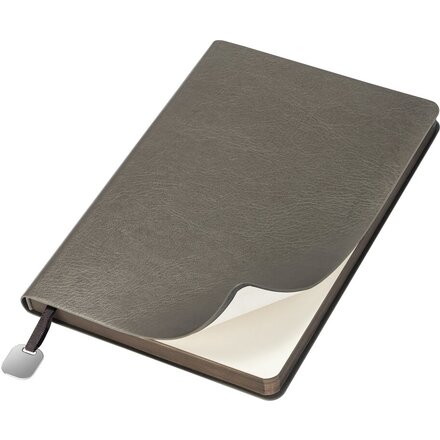 Ежедневник недатированный "Flexy Buffalo", серый, срез серый
