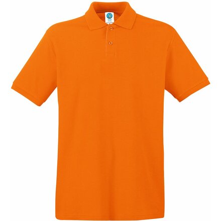 Рубашка-поло мужская "Apollo" 180, S, оранжевый