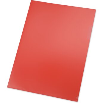 Папка-уголок "19102" красный матовый