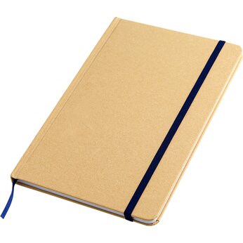 Блокнот A5 "Элвин", коричневый/синий