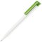 Ручка шариковая автоматическая "Super Hit Polished Basic" белый/светло-зеленый