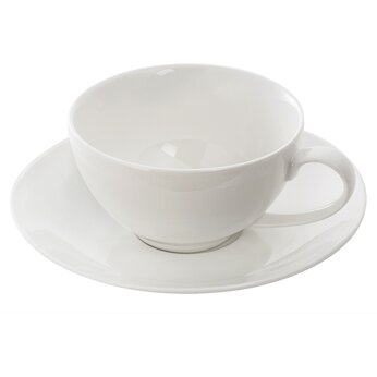 Чашка с блюдцем "Бангор" белый