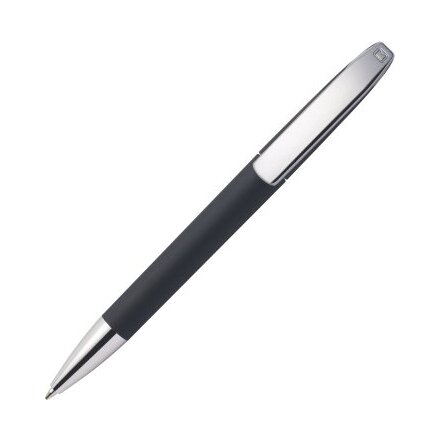 Ручка шариковая автоматическая "View GOM C CR" черный/серебристый