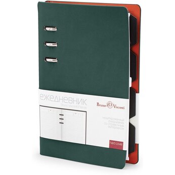 Ежедневник недатированный «Firenze» А5, зеленый