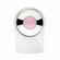 Ручка шариковая автоматическая "Dot B CR" белый/светло-розовый
