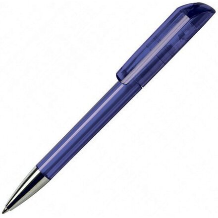 Ручка шариковая автоматическая "Flow 30 CR" темно-фиолетовый/серебристый