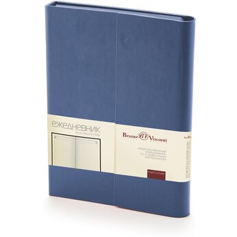 Ежедневник недатированный «Waltz» А5,  синий
