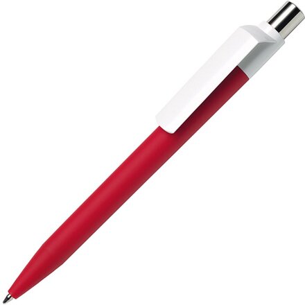 Ручка шариковая автоматическая "Dot GOM CB CR" софт-тач, красный