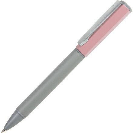 Ручка шариковая автоматическая "Sweety" серый/светло-розовый