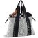 Сумка-шоппер женская BUGATTI Ambra, серо-черный цвет, хлопок/полиэстер, 45х10х34 см