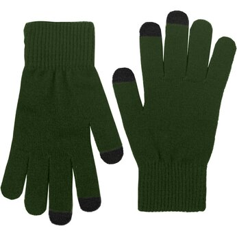 Перчатки для сенсорного экрана "Reach" темно-зеленый