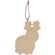 Подвеска деревянная "Олень"