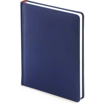 Ежедневник недатированный «Velvet» А6+,  темно-синий