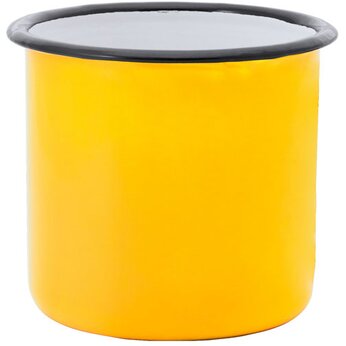 Кружка металлическая ANON, 380 мл, желтый