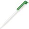 Ручка шариковая автоматическая "Super Hit Polished Basic" белый/зеленый
