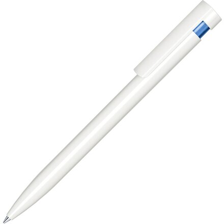 Ручка шариковая автоматическая "Liberty Polished Basic Antibac" белый/синий