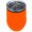 Кружка термическая "Pot" с крышкой, оранжевый