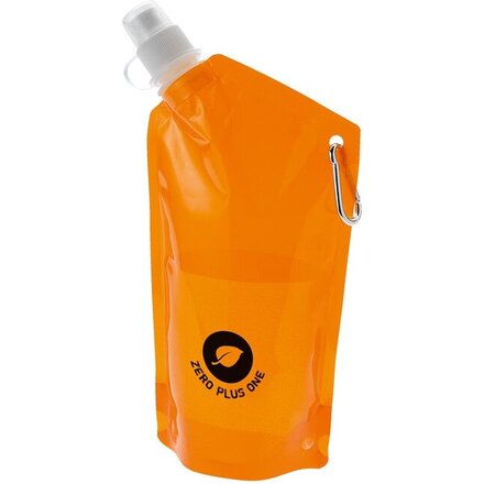 Бутылка для воды "Cabo" прозрачный оранжевый