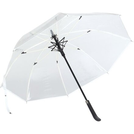 Зонт-трость "Vip" прозрачный/белый