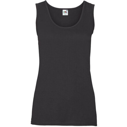 Майка женская "Lady Fit Valueweight Vest" 165, XS, черный