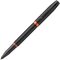 Ручка-роллер "IM Vibrant Rings T315 Flame Orange PVD" черный/оранжевый
