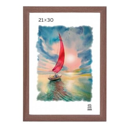 Фоторамка "П1-103 Zebra" 21*30 см, капучино