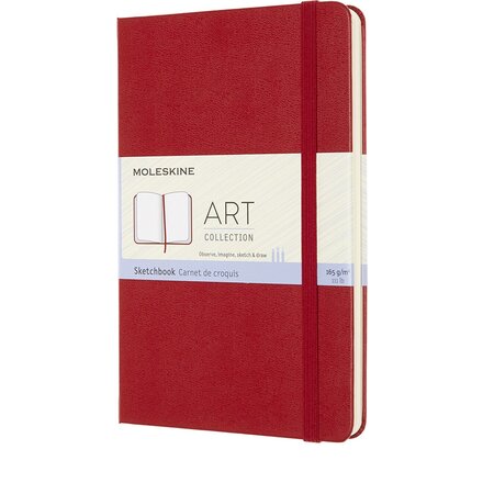 Блокнот для рисования "Art Sketchbook Medium" красный