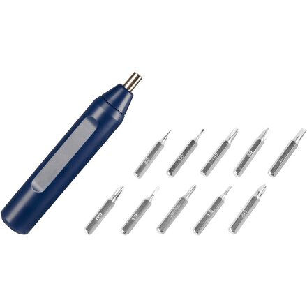 Отвертка "Drill" 10-в-1, синий