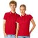 Рубашка-поло мужская "Erie" 180, XL, красный 186 C