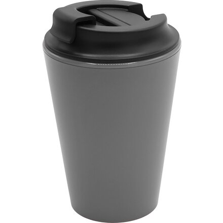 Кружка термическая  "Sunny", серый/черный