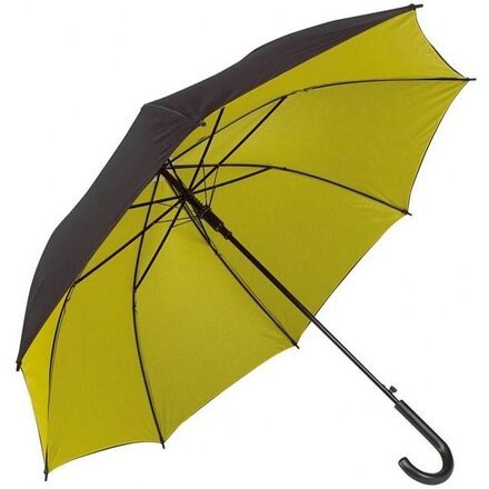 Зонт-трость "Doubly" черный/желтый