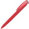 Ручка шариковая автоматическая "Trinity K Transparent Gum" софт-тач, красный